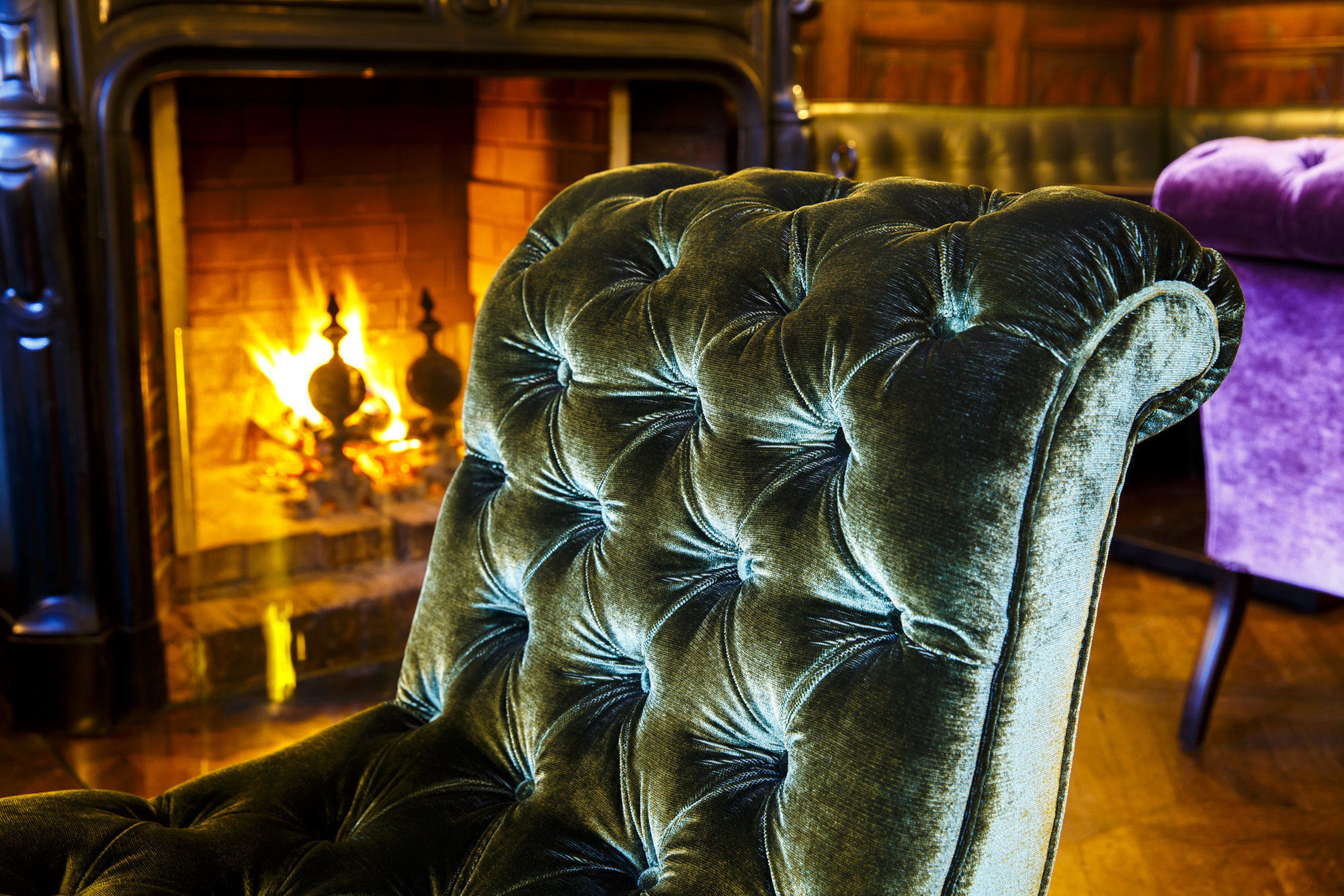 Althoff Grandhotel Schloss Bensberg Bergisch Gladbach Exterior photo A chair upholstered in velvet